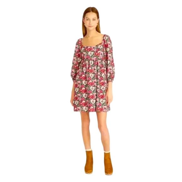 J. Crew Dresses & Skirts - J. Crew Puff-sleeve mini dress in Liberty® poppy
Amelie floral Size 8